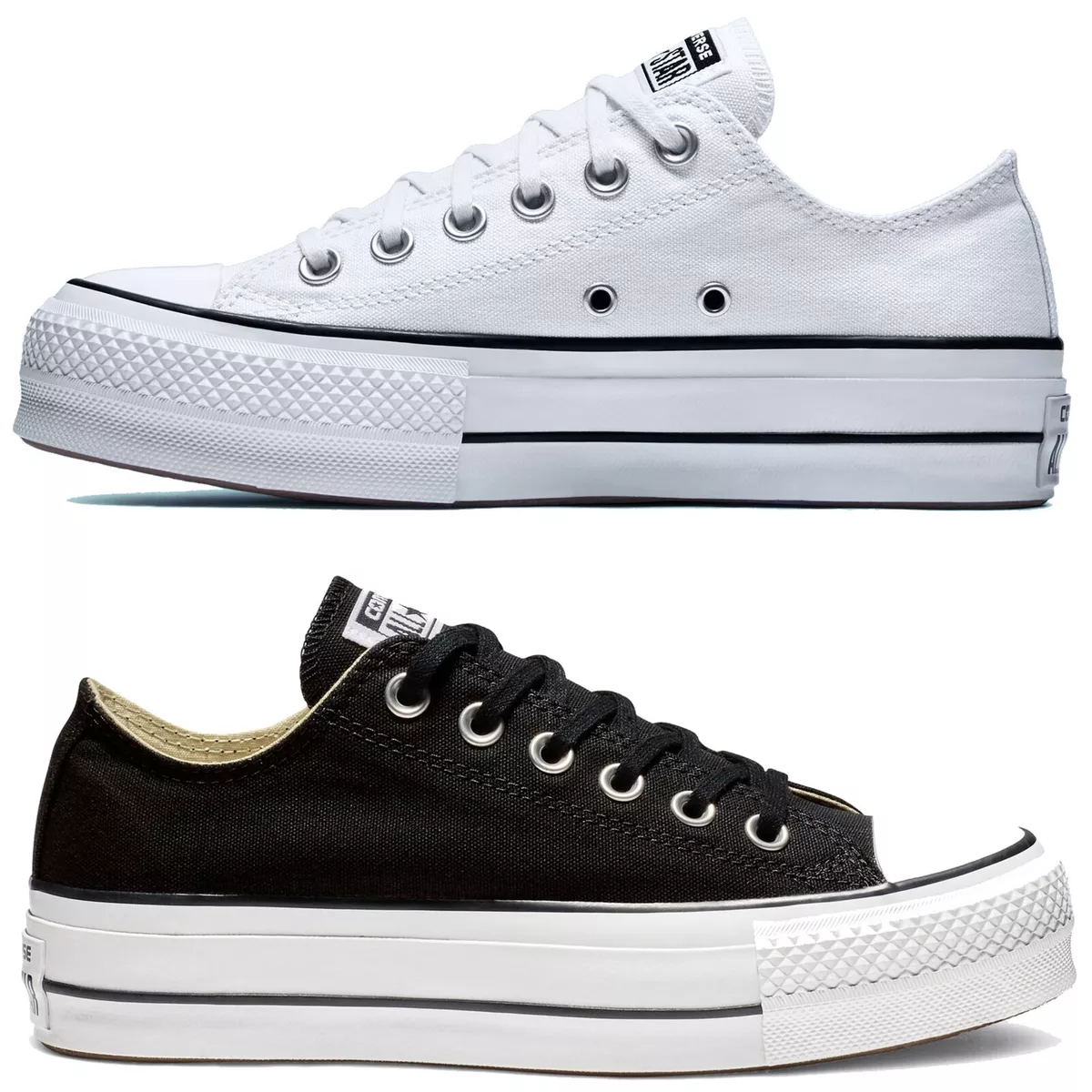 CONVERSE Women&#039;s Chuck Taylor All Star Platform Canvas Top Sneakers | eBay