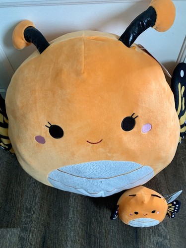 SQUISHMALLOWS MONY THE MONARCH BUTTERFLY SET~NEW w/TAGS~S16#1321 & 5”~HTF~RARE - Imagen 8 de 16