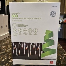 300 GE ConstantON Multi-Color High Density Mini Icicle Style Lights 5270938 NEW