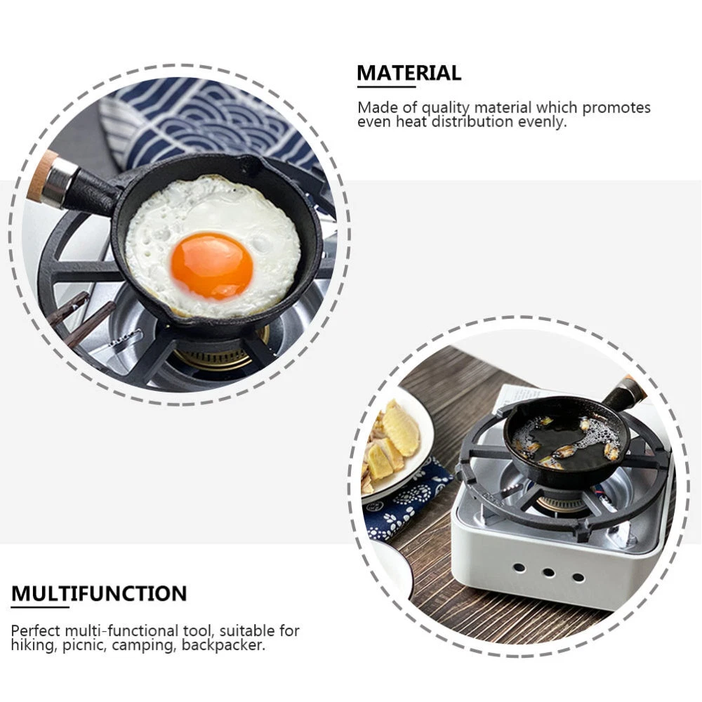 Non Stick Egg Cooker Pan Cast Iron Skillet Small Wok Griddle Oil