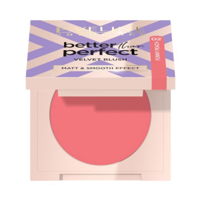 Eveline Better than Perfect Soft Matt Pressed Velvet Blush - 02 Funny Peach