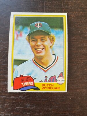 1981 O-Pee-Chee OPC gray back #61 Butch Wynegar - Minnesota Twins NRMT