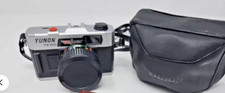 Vintage Yunon YN 500 50mm Film Camera Point And Shoot With Strap and Case