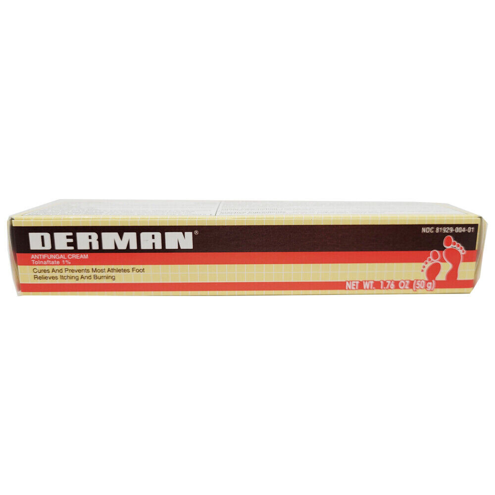 Derman Antifungal Cream. For the Treatment of Athlete's Foot. 1.76