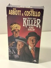 Abbott and Costello Meet the Killer VHS 1995 B&W