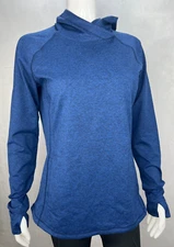 Duluth Trading Company Women's Plushcious Hoodie Blue BBE SM NWT