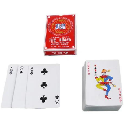 1 Pack Playing Cards Traditional Plastic Coated Deck Professional