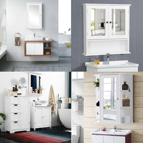 White Double Door Bathroom Rispa