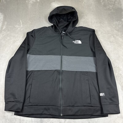The North Face Jacket Men's Size XXL Grey/Black Overlay Tech Hike Camp Climb