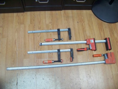 4 BESSEY  GERMANY 2 TG HEAVY DUTY 16'' X 4'' AND 1 KR3.524 & 1 40'' K CLAMP 