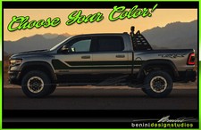 Hockey Racing Stripes Graphics Kit - Fits Dodge Ram Trx 1500 2500 3500