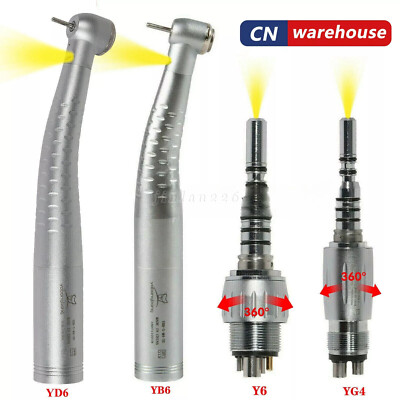 KaV Style Dental Fiber Optic LED High Speed Handpiece /Quick Coupler 4/6 Holes