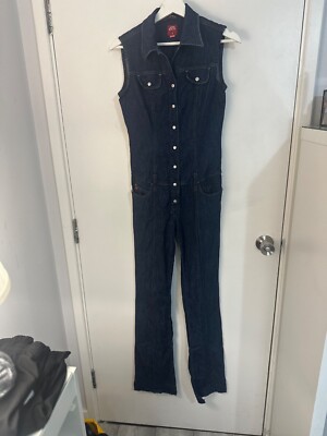 Miss Sixty VINTAGE Y2K Denim Jumpsuit UK