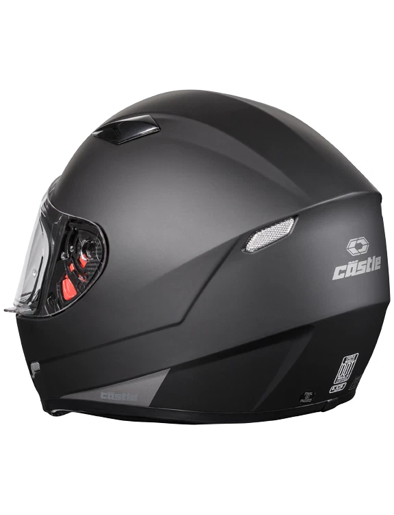 Castle X Mugello Snowmobile Helmet XLarge Matte Black - Image 3 of 3