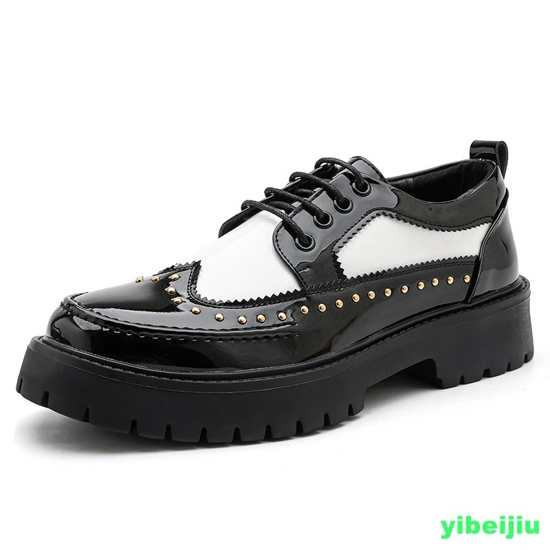 Wing Tip Patent Leather Dress Shoes for Men for sale | eBay display picture 1