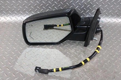 15-20 Yukon Black Cap Driver Side Left LH Door Mirror Blind Spot Heated OEM WTY