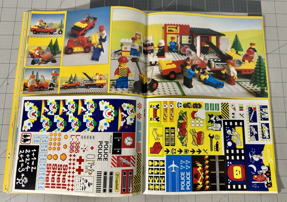 Vintage 1979 Lego 6000 Legoland Ideas Book #70048 - ALL STICKERS COMPLETE! - Image 2 of 4