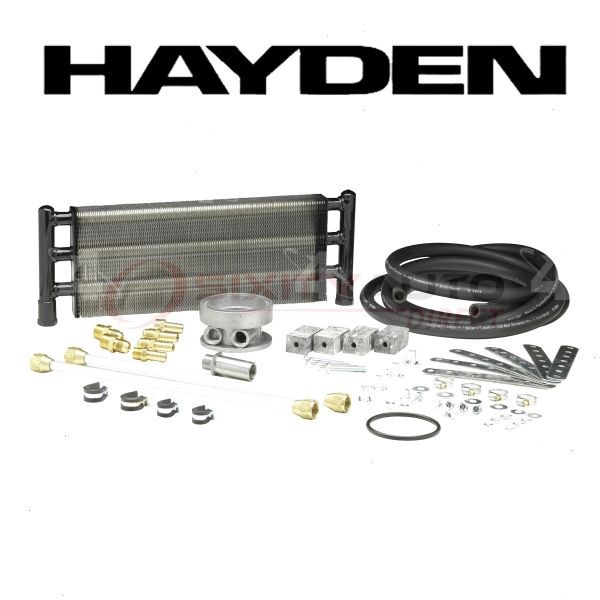 Hayden Engine Oil Cooler for 1964-1987 Chevrolet El Camino - Belts Cooling xw