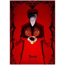 Dracula Classic Gothic Horror Red Art Movie Poster