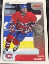 2001-02 Upper Deck Victory - Craig Darby #191 - NHL Sports Card