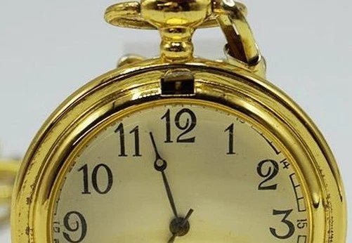 Chauve Aigle or Brillant Étui Ton Cadeau Poche Montre Quartz Avec Neuf Batterie - Photo 4/4