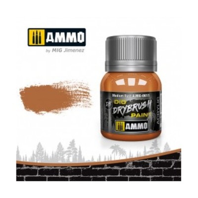 AMMO Dio Drybrush Medium Rust New