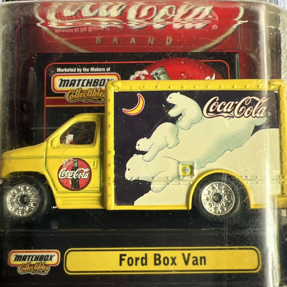 VintageMATCHBOX Coca-Cola Collectibles: Ford Box Van Polar Bear Fantasy Edition - Image 2 of 4