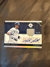 Mark Loretta 2005 Ultimate Collection Jersey Auto Autograph #6/20