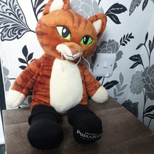 Dreamworks Puss in Boots Build-A-Bear Soft Toy plush teddy shrek working voice