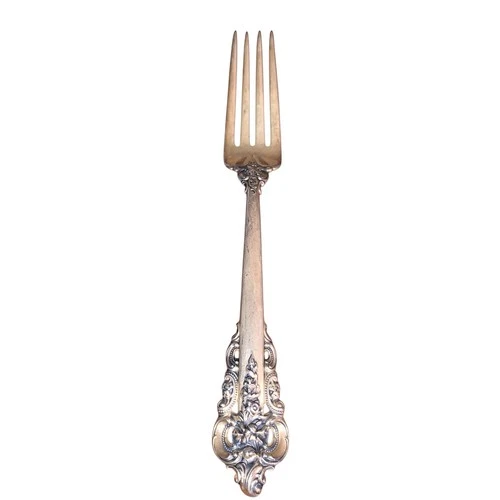 Grande Baroque Sterling Silver Fork By Wallace 1941 Vintage