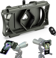 360  Telescope Phone Adapter, Upgraded Binocular Photo Adapter