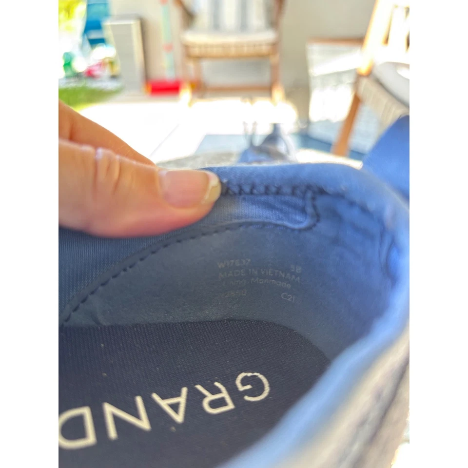 Cole Haan Niños Granpro Tenis Deportivos Azul Ligero Tejido Cómodo Zapatos Foto 4 de 4