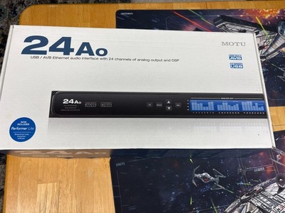 MOTU 24Ao 24-Ch AVB / USB Audio Interface - Analog Out - Original Box - Tested