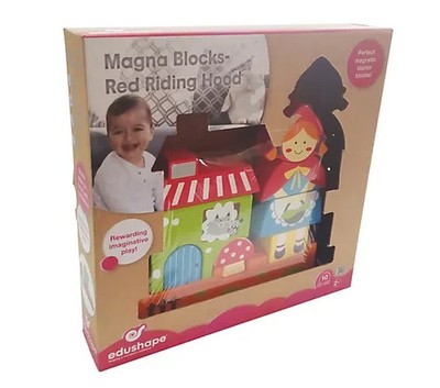 Edushape 10-Piece Red Riding Hood Magna Blocks