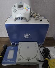 Sega Dreamcast HKT-3030 Boxed with Controller VMU Leads and Games Tested Working