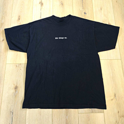 Vintage Y2K Porsche Cayman S Promo T-Shirt ''Stir Things Up'' Black XL