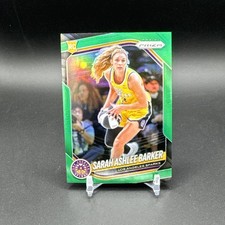 2025 Panini Prizm Sarah Ashlee Barker #31 Green Prizm Los Angeles Sparks Basket…