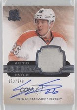 2011-12 Upper Deck The Cup Rookie 73/249 Erik Gustafsson #155 Patch Auto 8sr