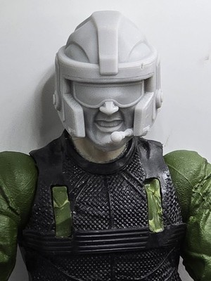 3d Print INSECT SQUAD SHRAPNEL HEAD 1:10 7'' SELECT DC MULTIVERSE 
