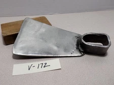 Vtg Grub Hoe Head 4” Wide 7.75” Long Aluminum Blade, Steel Eye (172)