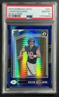 CALEB WILLIAMS PSA 10 2024 PANINI DONRUSS OPTIC #201 BLUE HYPER RATED ROOKIE 856