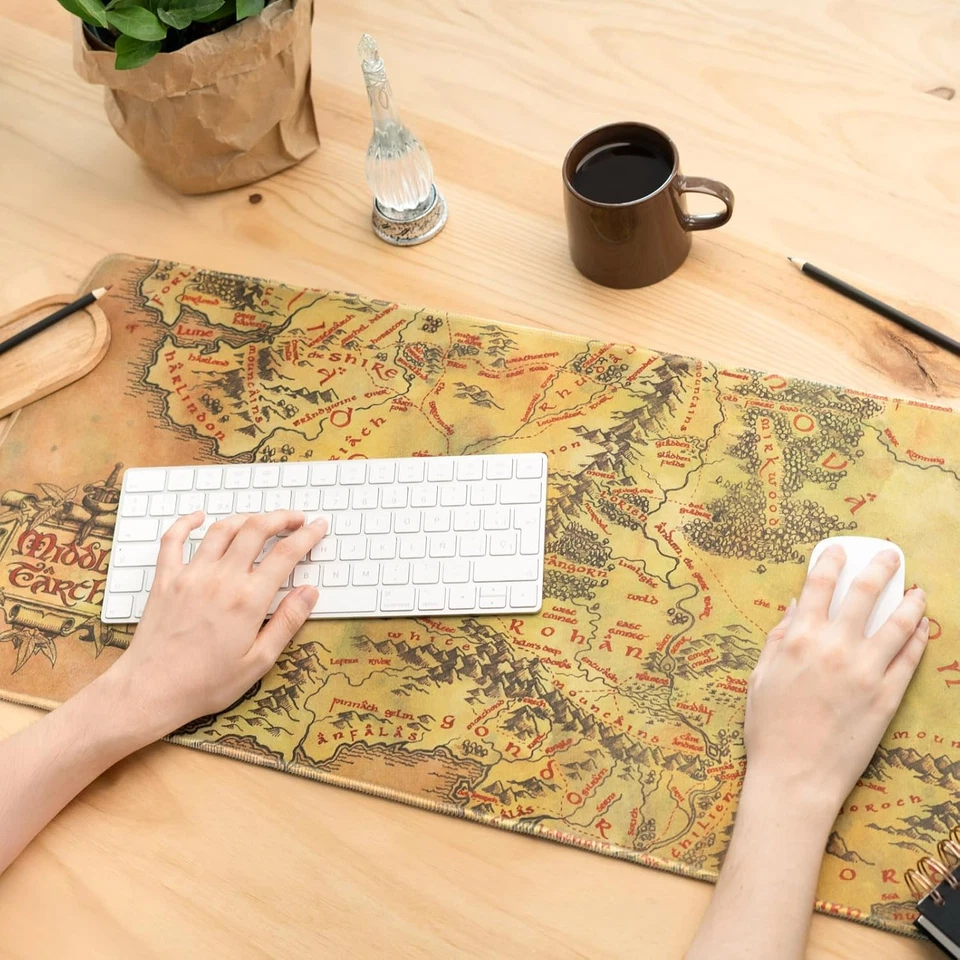 Tappetino Mouse XXL Il Segnore Degli Anelli Gadget - Tappetino Scrivania Gaming - Immagine 3 di 4