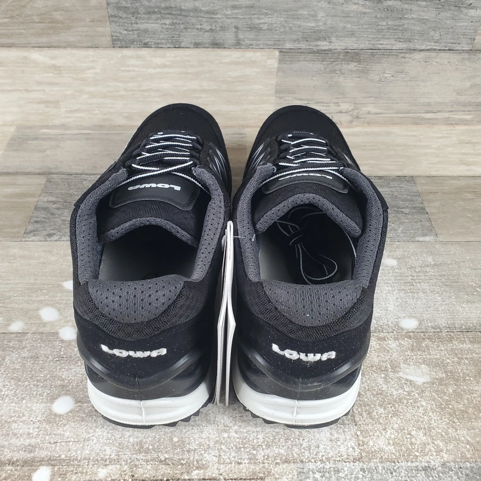 Zapatos de senderismo LOWA Innox Pro GTX Lo para mujer talla 8,5 negro blanco roto negro con cordones Foto 3 de 4
