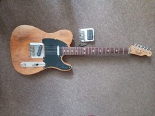 Telecaster Guitar with extra dimarzio pickup bridge plate