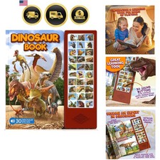 Dinosaur Toys for Kids 3-7 Dinosaur Sound Book 30 Species Facts Fun Learning