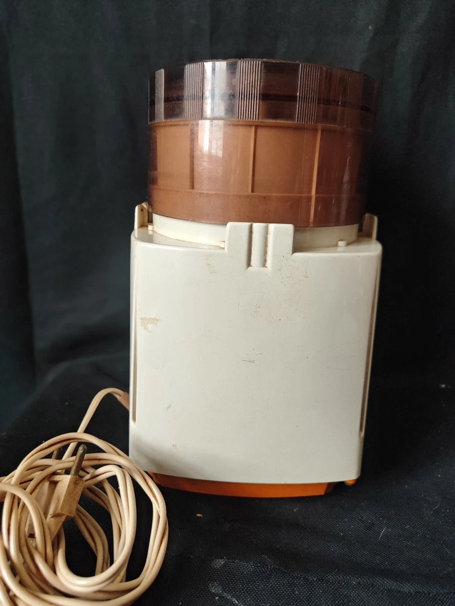 Moulin à Herbes Moulinex Orange – Vintage Années 70, Fabriqué En France, TBE