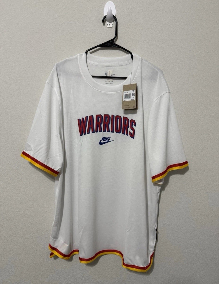 Nike Golden State Warriors NBA Short-Sleeve Pregame Top Shirt