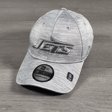 New Era 39Thirty New York Jets Team Headwear Flex Fit Hat Cap Men's M/L Gray NFL