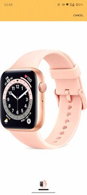 RLQA Smartwatch Women Men Pink
