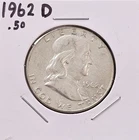 1962-D Silver Franklin Half Dollar